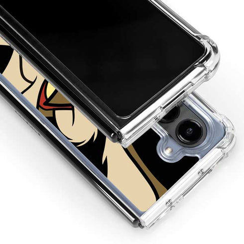 Looney Tunes Wile E. Coyote Smile Galaxy Z Fold5 5G Clear Case